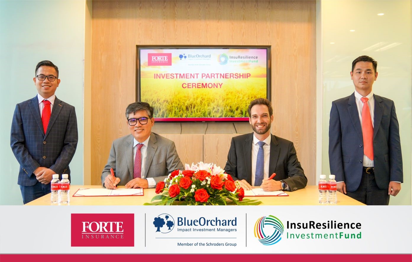 Forte enters into investment partnership with BlueOrchard to develop Cambodia’s agri-insurance sector