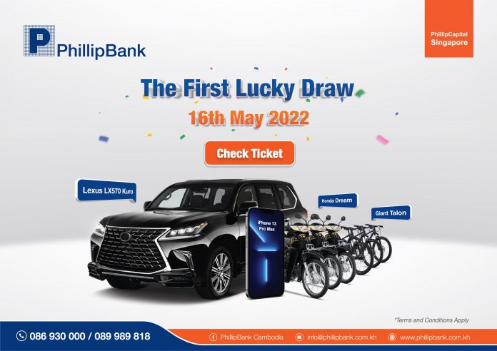 Phillip Bank Gets Ready for Its First Giveaway of Lucky Prizes