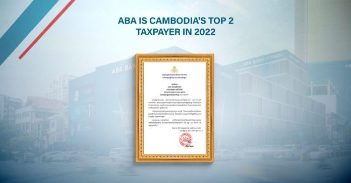 ABA Bank Sets the Bar High in Tax Contributions and Community Support in Cambodia