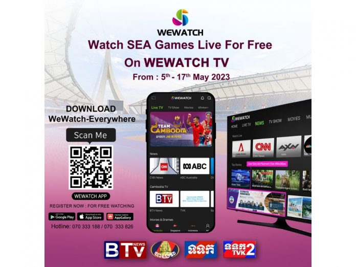 WeWatch TV gives millions free access to app during SEA Games
