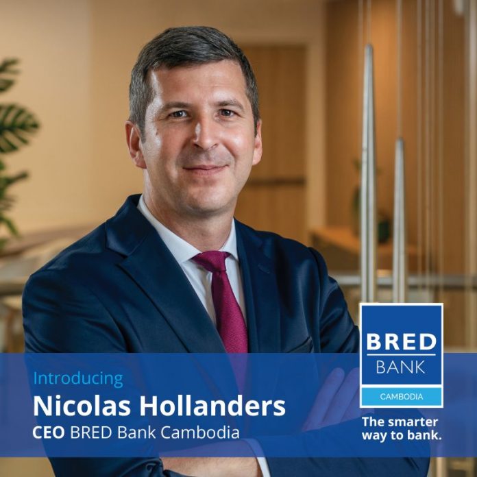 BRED Bank Cambodia appoints Nicolas Hollanders as new CEO