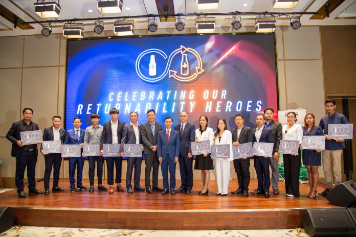 Cambodia’s Business Community Celebrates Returnability Heroes Behind Local Glass Bottle Return Program