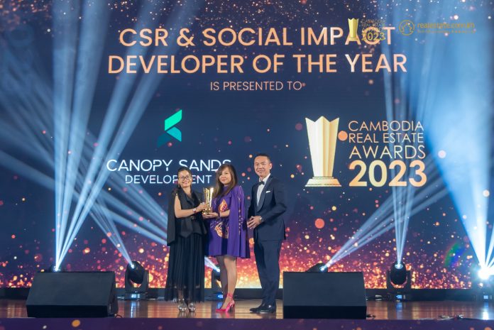 Canopy Sands Development Takes Home Top Honors at Cambodia Real Estate Award 2023 with Three Prestigious Awards
