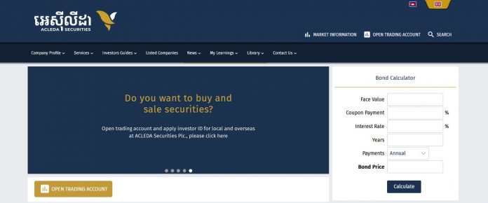 ACLEDA Securities Plc launches online trading account opening system