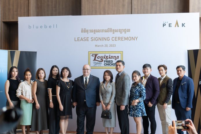 The Peak continues to attract leading international brands with the signing of Louisiana Fried Chicken