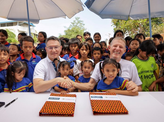 ABA Bank and Cambodian Children’s Fund partner to develop all-inclusive development program for underprivileged children