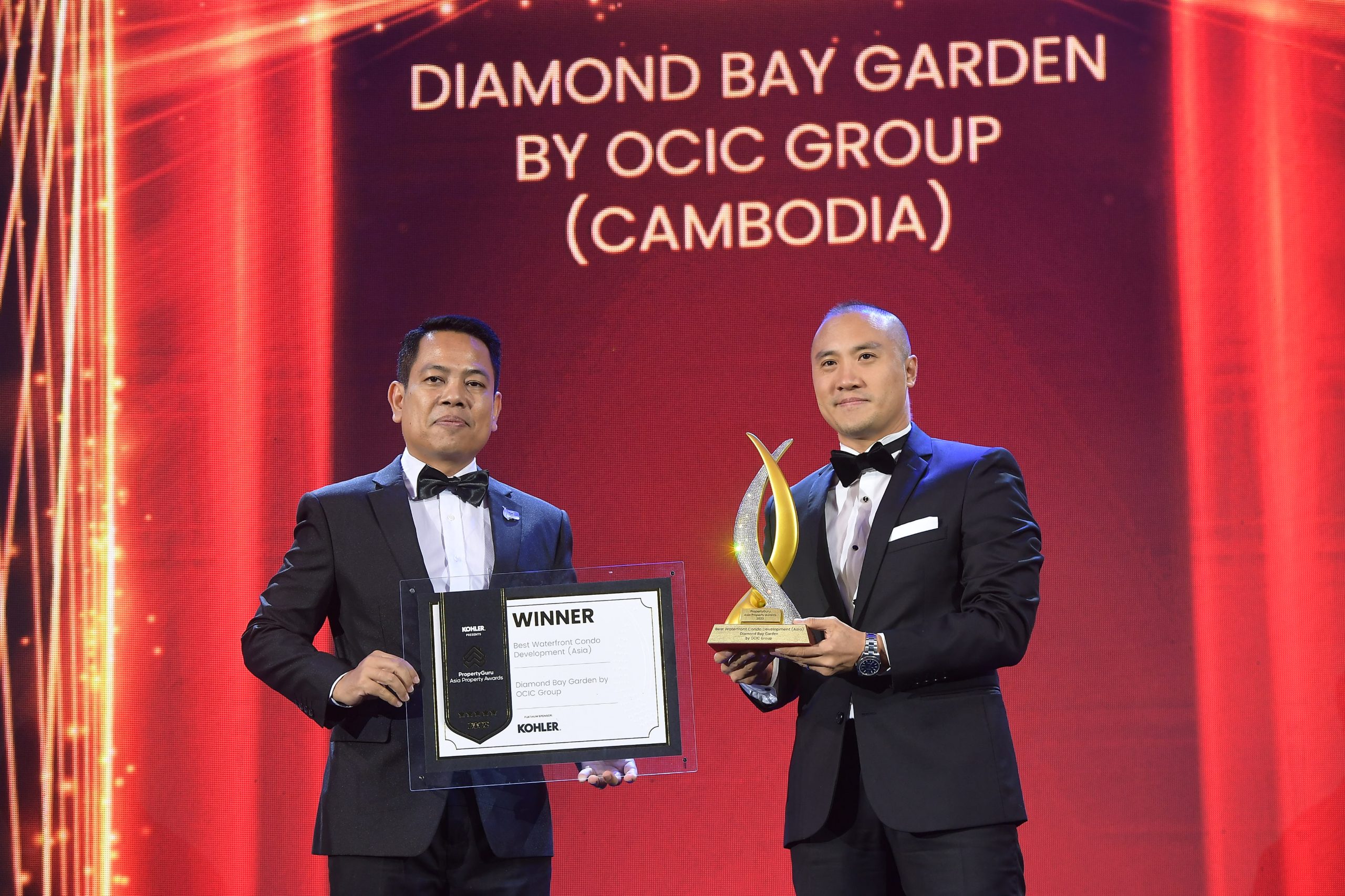 OCIC’S Diamond Bay Garden Recognized Regionally At The 2023 PropertyGuru Asia Property Awards In Bangkok