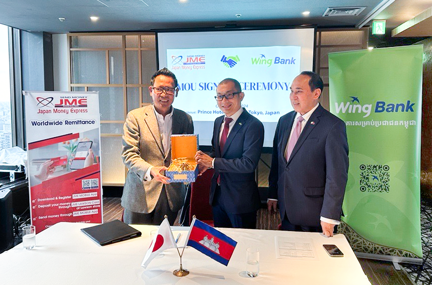 Japan Money Express Join Hands with Wing Bank for Money Transfers