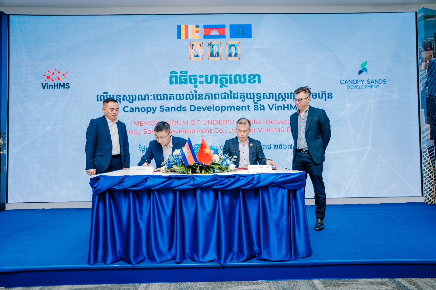 VinHMS and Canopy Sands Development Sign Landmark MoU to Revolutionize Hospitality Experiences at Bay of Lights