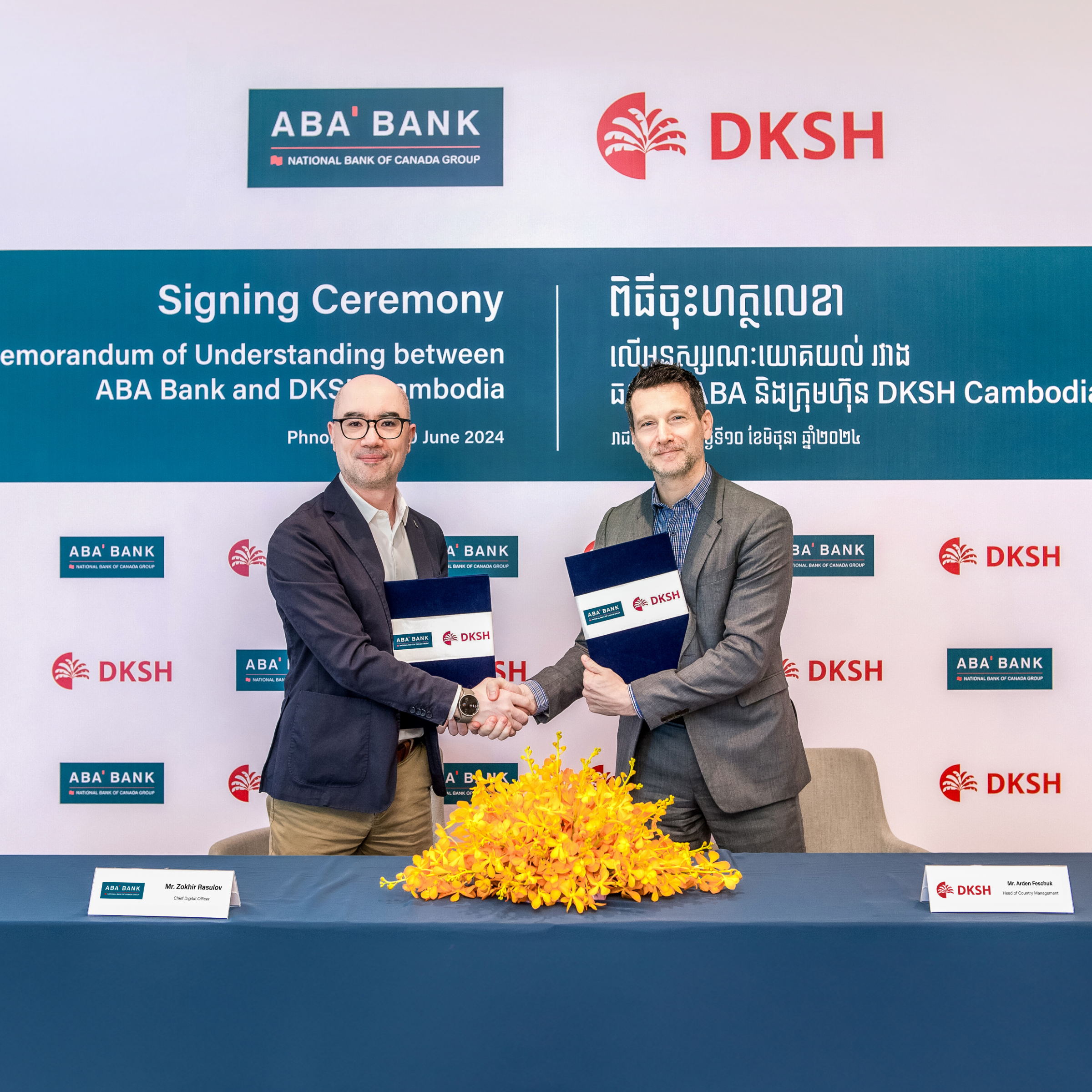 ABA Bank Partners With DKSH Cambodia To Enhance Digital Payments Collection