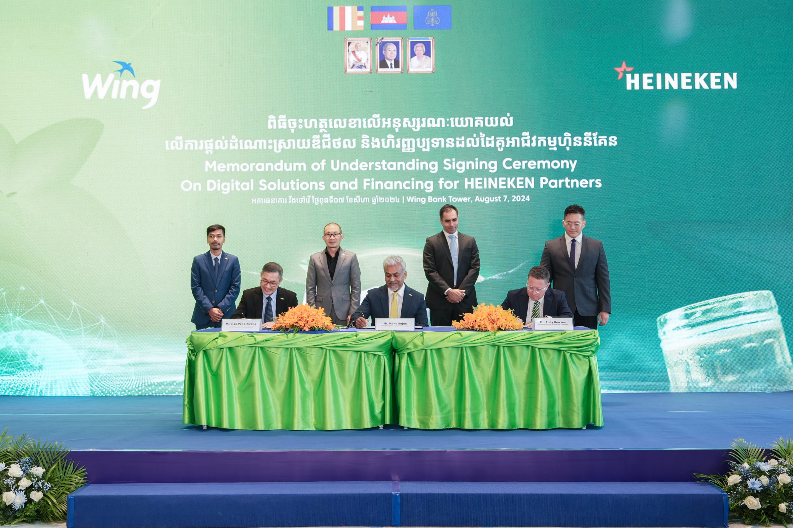 Heineken Cambodia Partners Wing Bank and Wingmarket on Unsecured Trade Loans