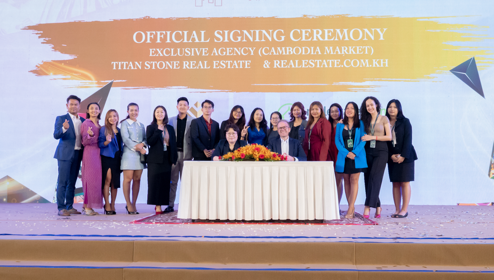 Titan Stone Real Estate and Realestate.com.kh Sign Exclusive Deal for Picasso Sky Gemme
