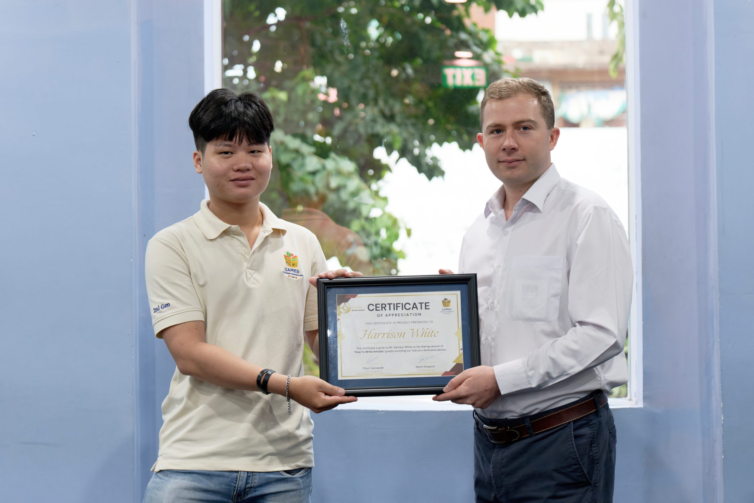 CamEd Business Journalism Club and CIR Media Collaborate on Workshop for Students Aiming to Work with Senior Business Leaders and Media Trends