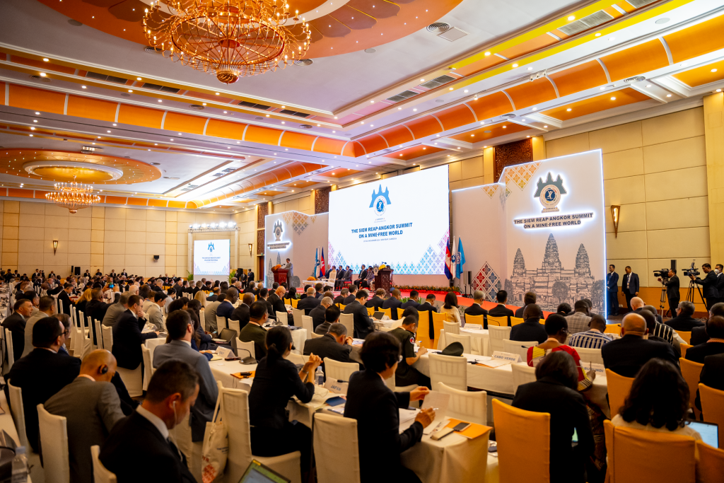 Siem Reap-Angkor Summit on a Mine-Free World in Siem Reap, Cambodia, 25 November 2024.