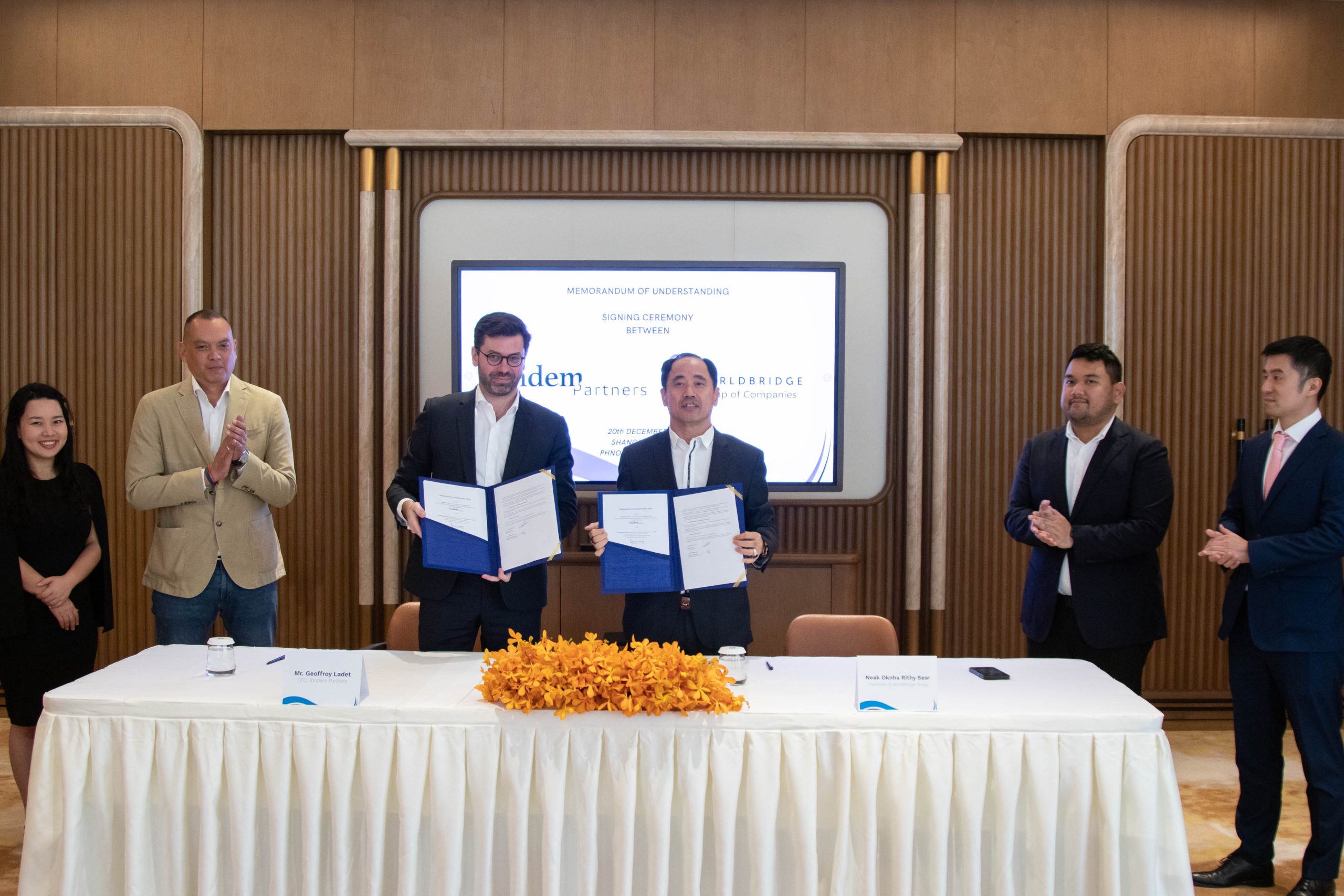 Tandem Partners and Worldbridge Group Establish Partnership to Expand Operations in Cambodia and Southeast Asia
