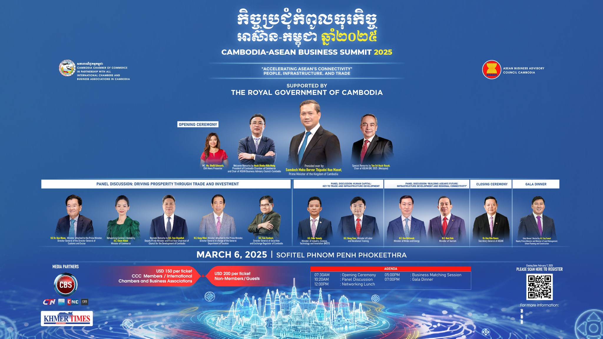 Cambodia ASEAN Business Summit 2025 Set for March 6 at Sofitel Phnom Penh