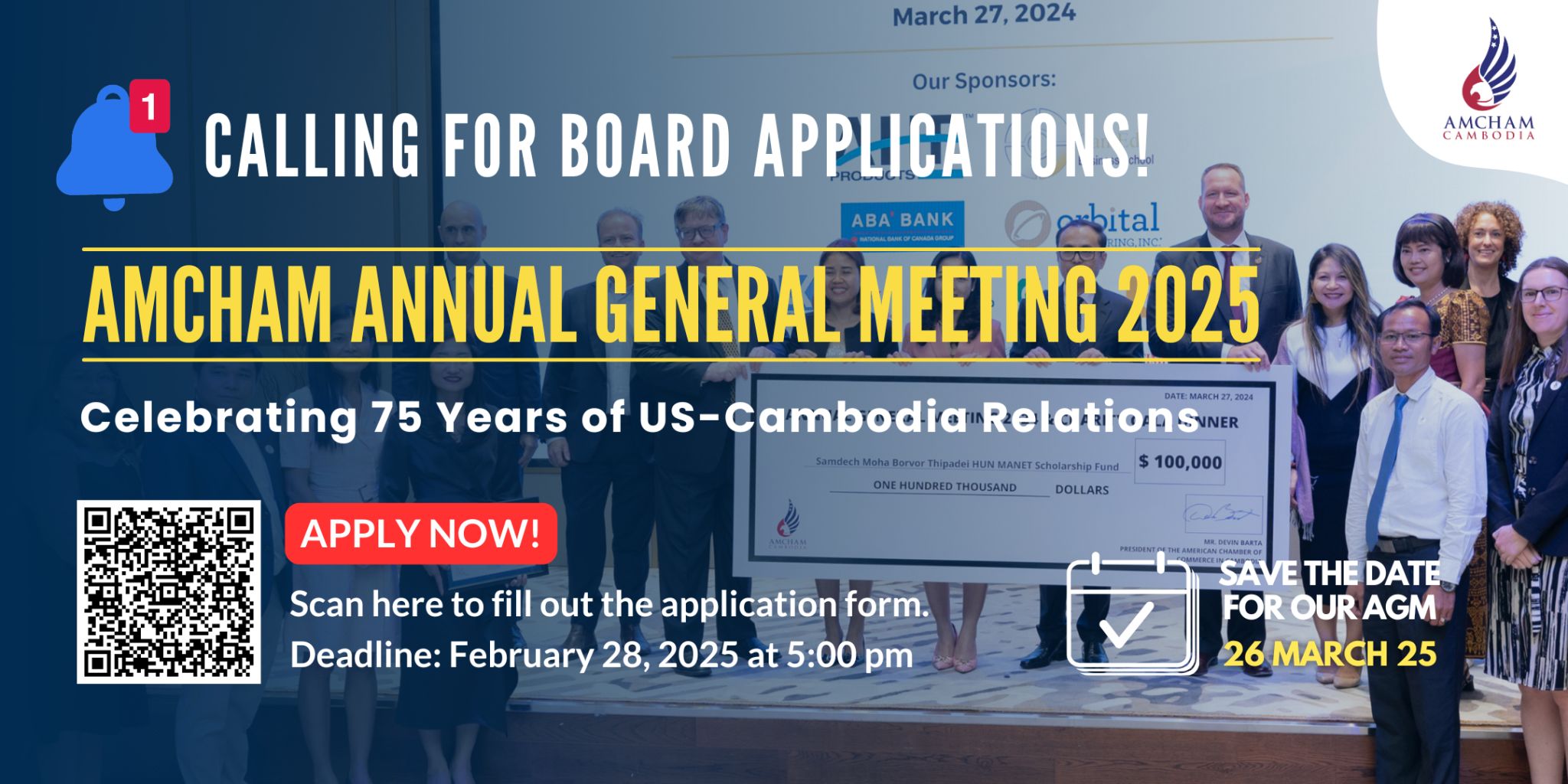 AmCham Cambodia Opens Nominations for Six Board of Governors Seats for 2025