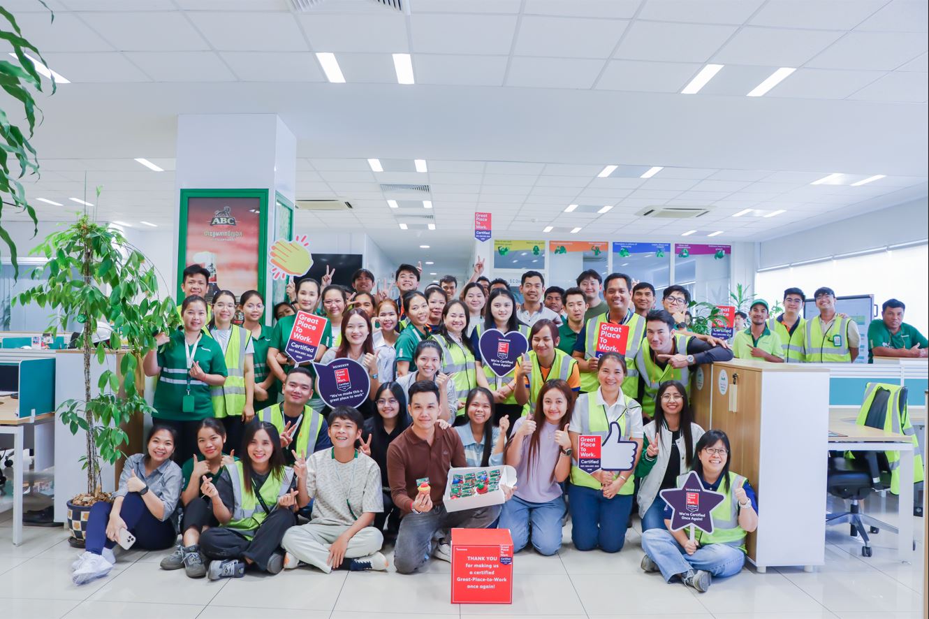 HEINEKEN Cambodia Shines as “A Great Place to Work”  