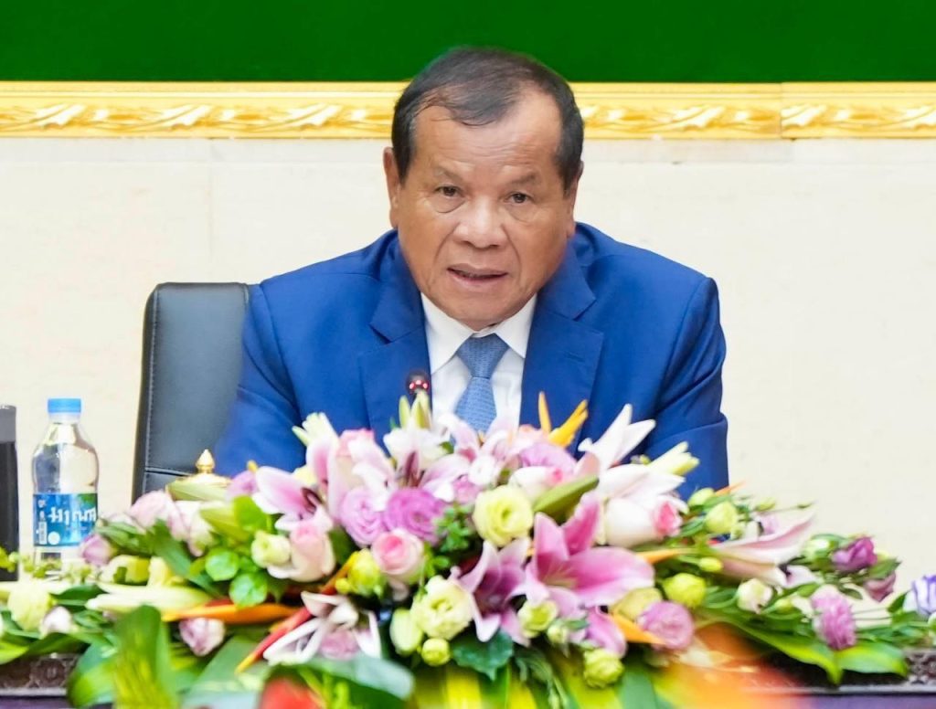 Senior Minister Thong Khon, who chairs the NTDC