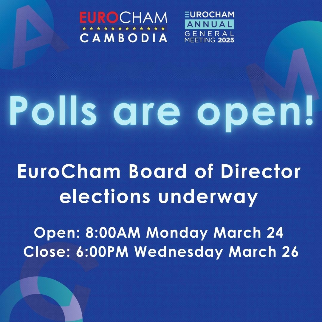 EuroCham Cambodia Announces 15 Candidates for 7 Spots on 2025 Board of Directors