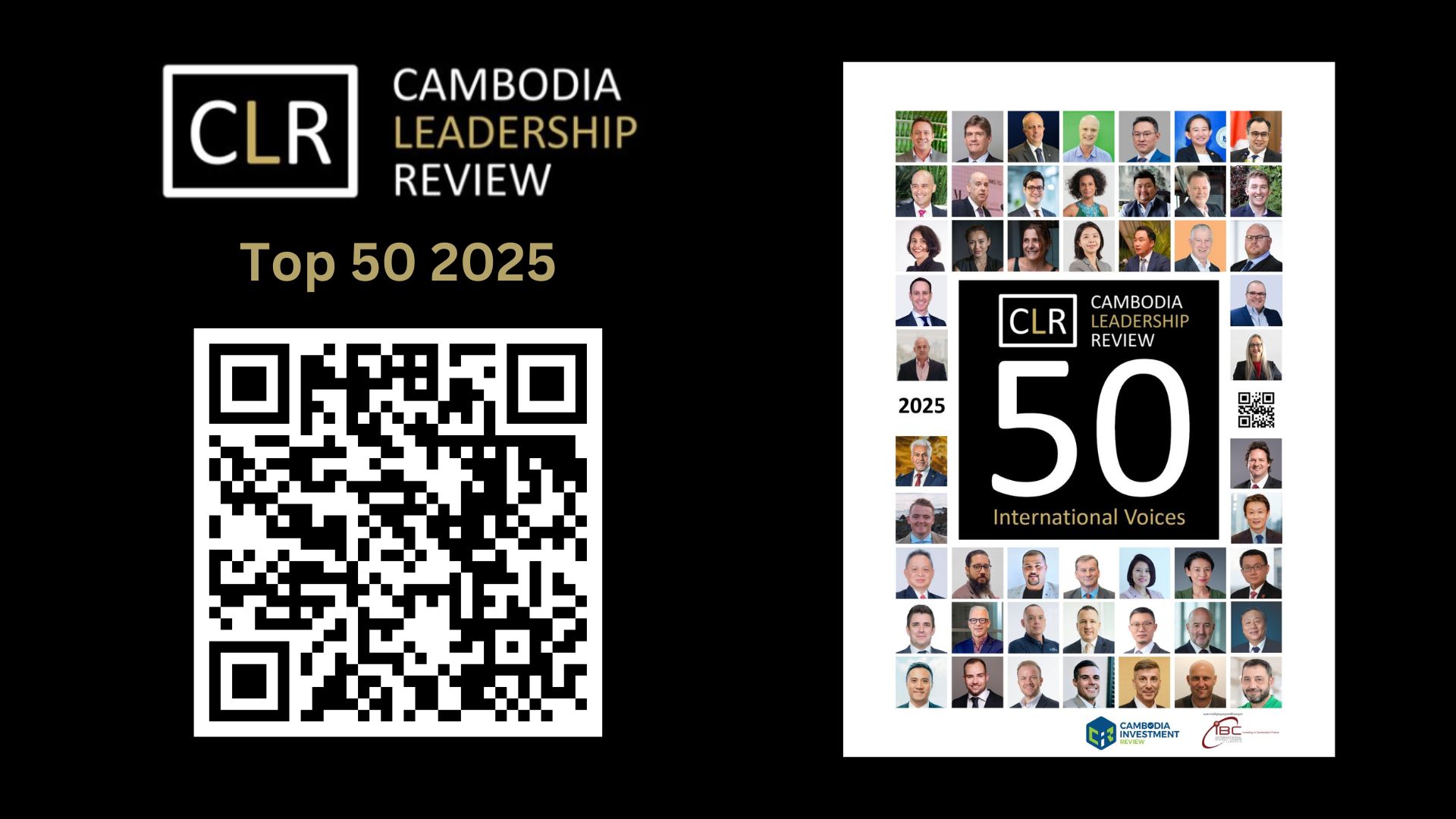 Cambodia Leadership Review Launches Second Edition of ‘50 International Voices’ for 2025: Recognizing Leaders Shaping the Kingdom’s Growth