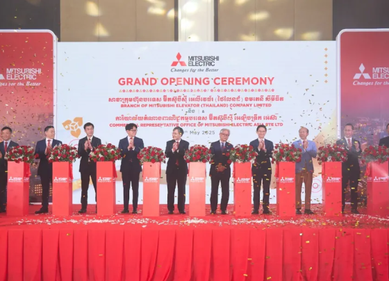 Grand opening of Mitsubishi Electric’s new Cambodia offices held on May 20, 2025, at Sofitel Phnom Penh Phokeethra Hotel.