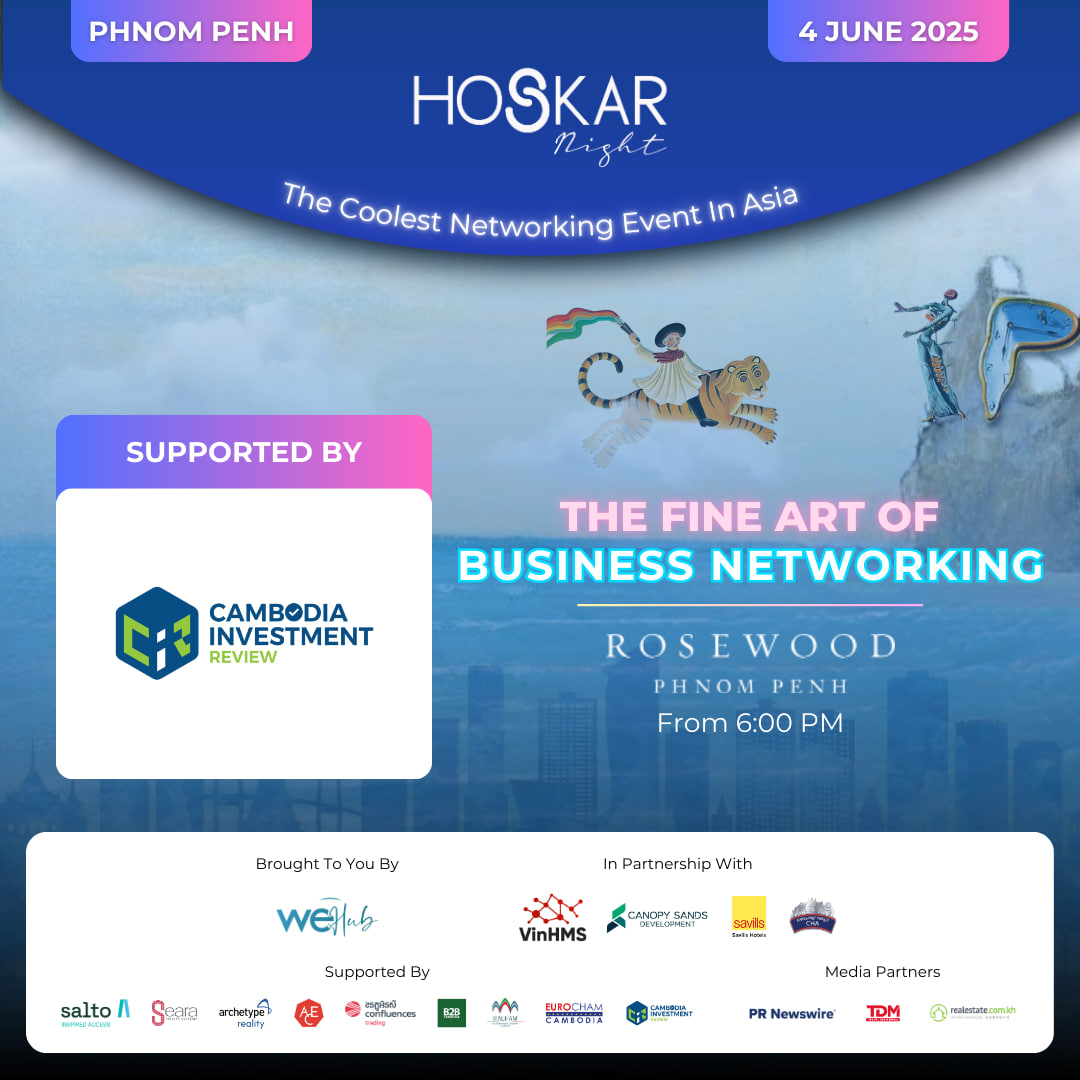HoSkar Night Phnom Penh 2025: Cambodia Investment Review Joins Regional Leaders to Explore Hospitality Opportunities