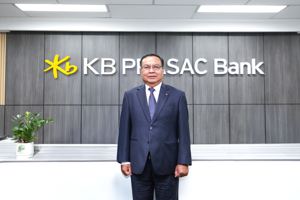 OUM Sam Oeun, President and CEO of KB PRASAC Bank