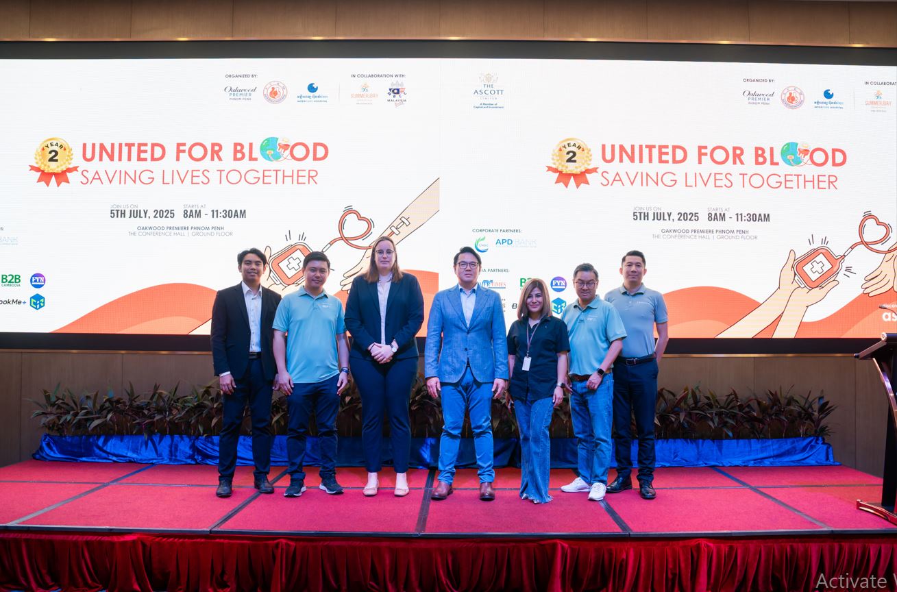 Oakwood Premier Phnom Penh Deepens Community Commitment With “United For Blood: Saving Lives Together – Year 2”