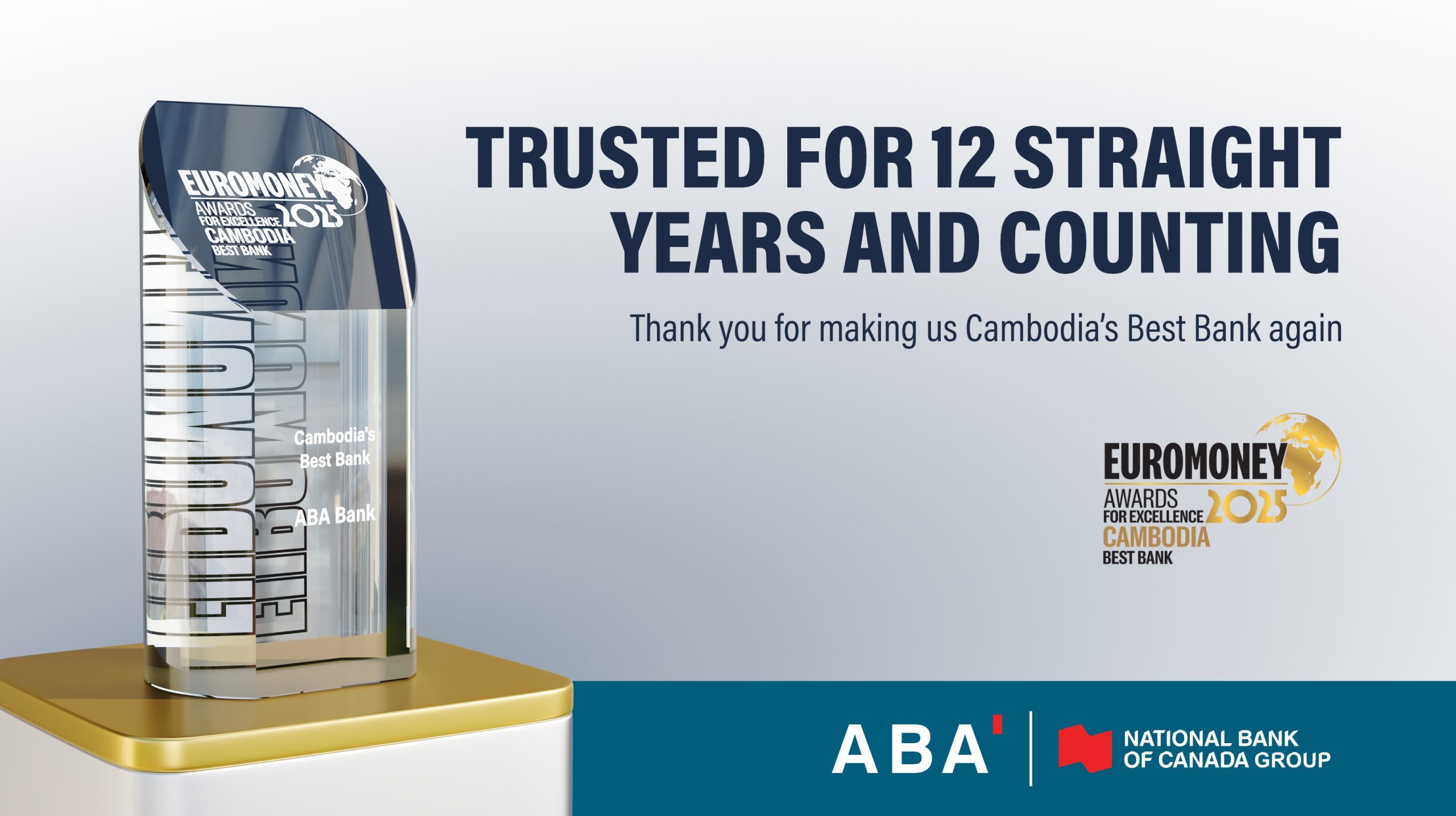 Twelve Years and Thriving: ABA Reigns as Euromoney’s Best Bank in Cambodia