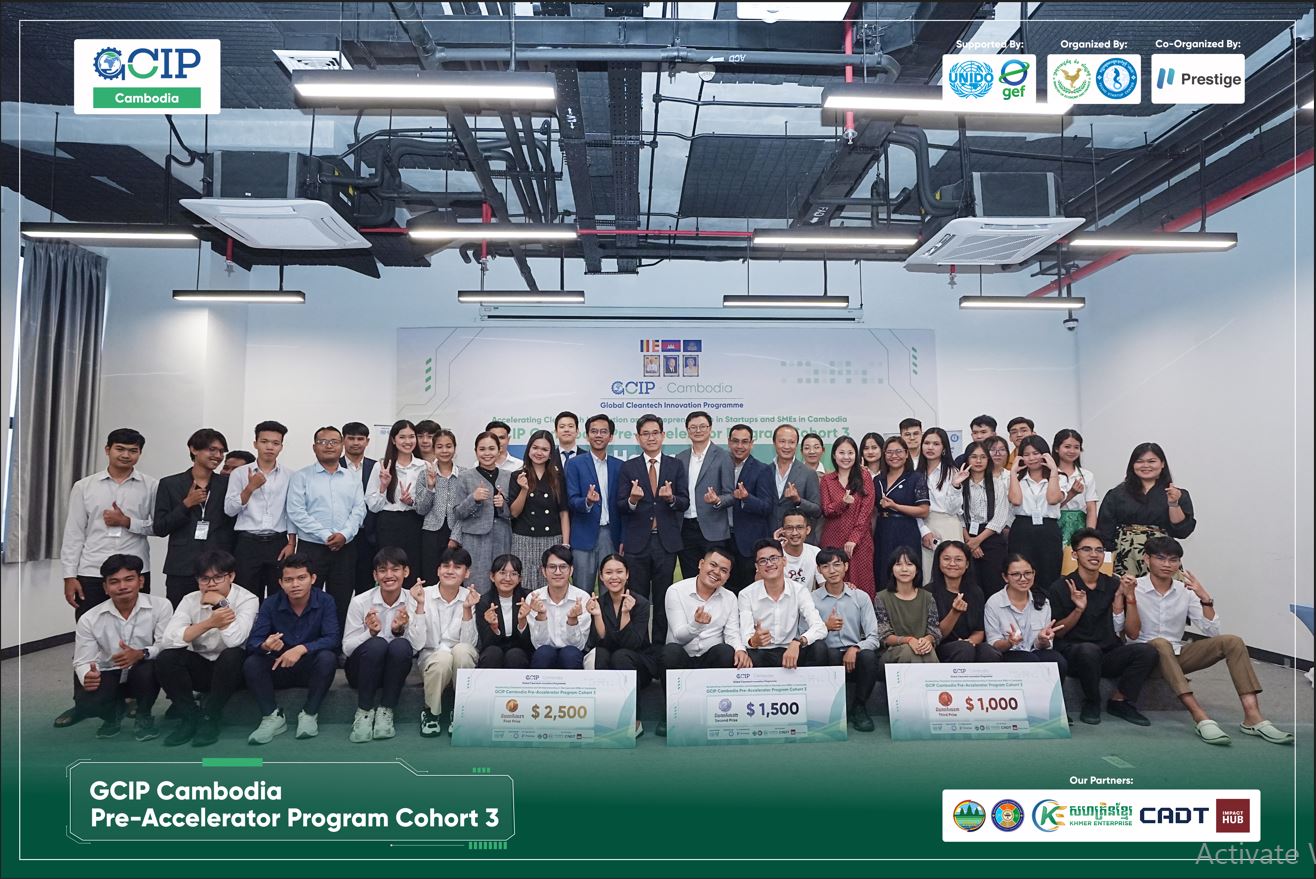 GCIP Cambodia Pre-Accelerator Program Cohort 3 Winners Announced
