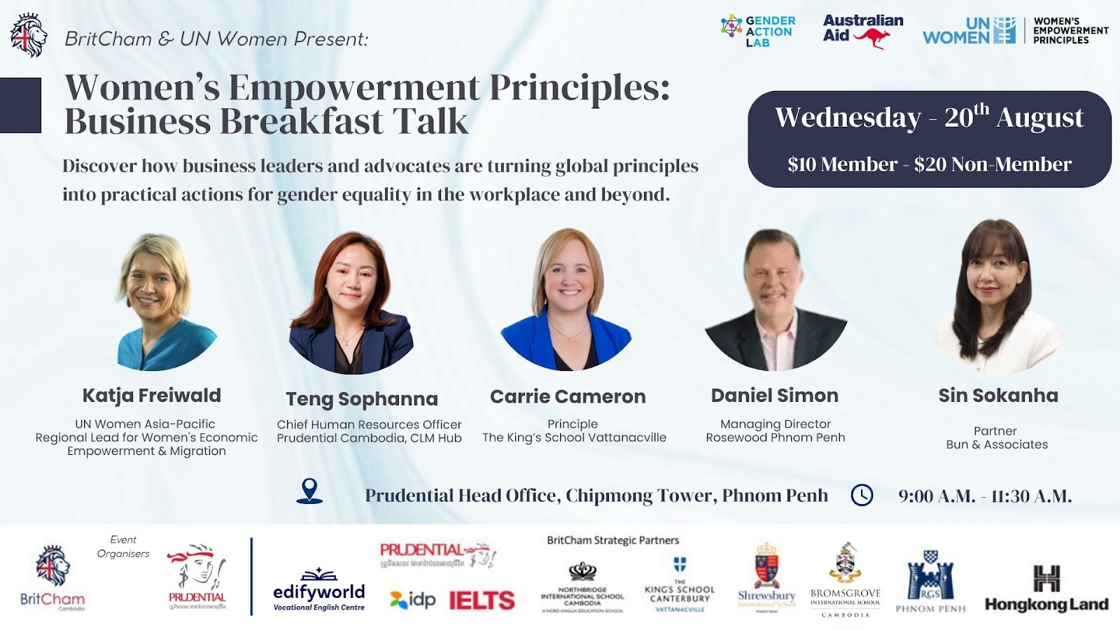 BritCham Cambodia and UN Women Collaborate To Host First-Ever WEPsCAL Business Talk