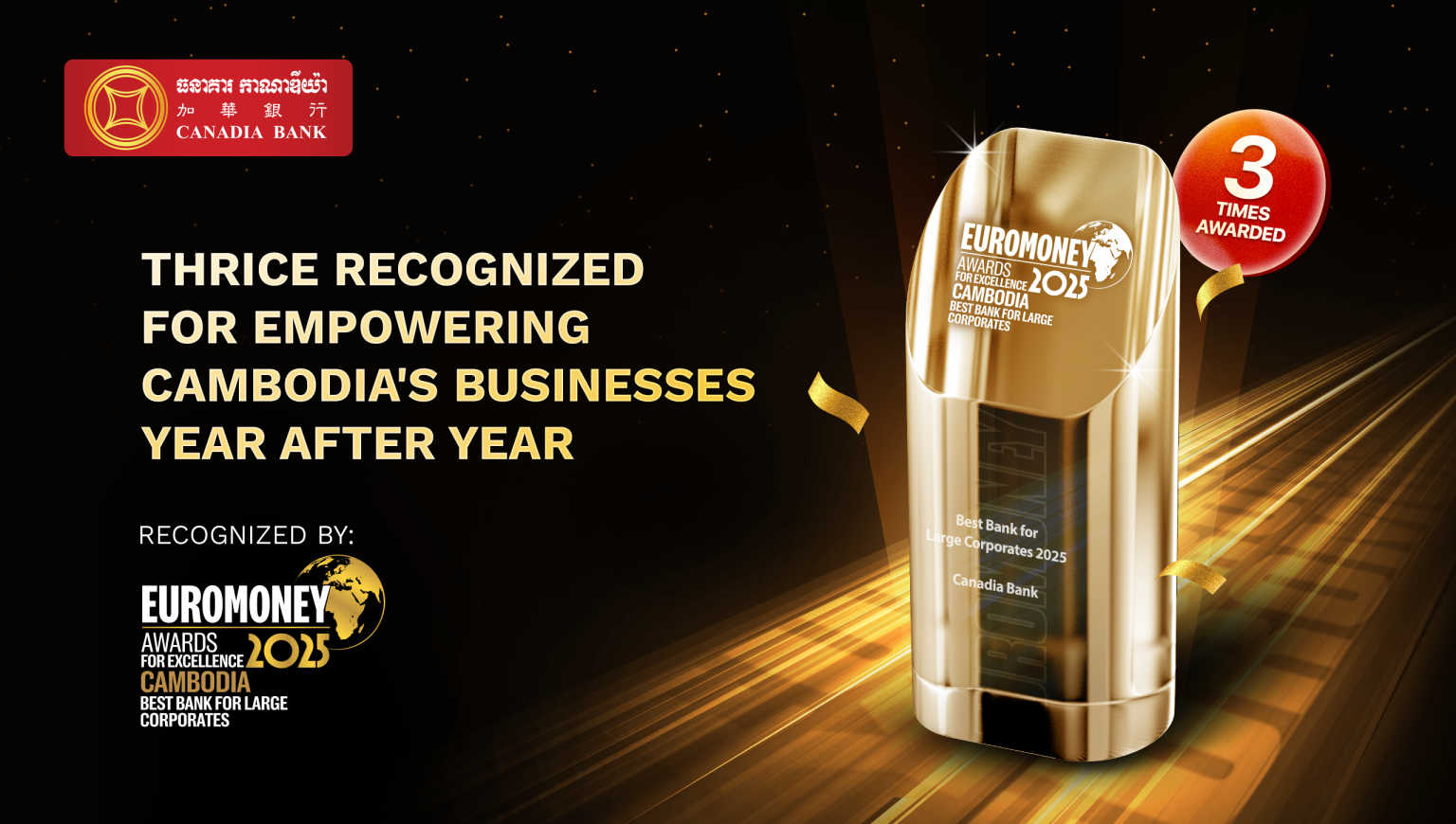 Canadia Bank Clinches Euromoney’s Best Bank for Large Corporates Award ...