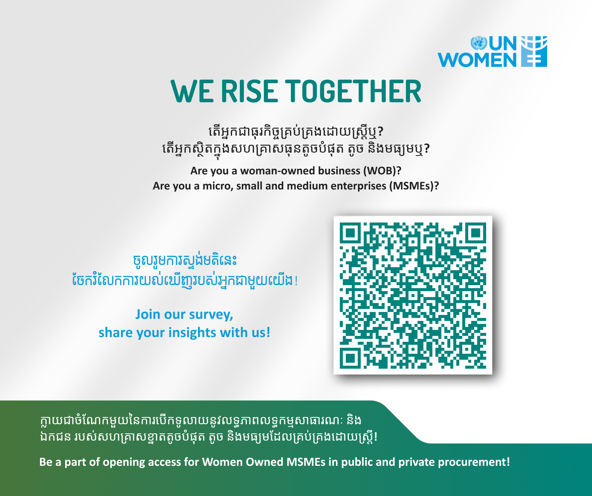 UN Women Cambodia Launches Survey to Boost Women-Owned Businesses’ Access to Procurement Opportunities