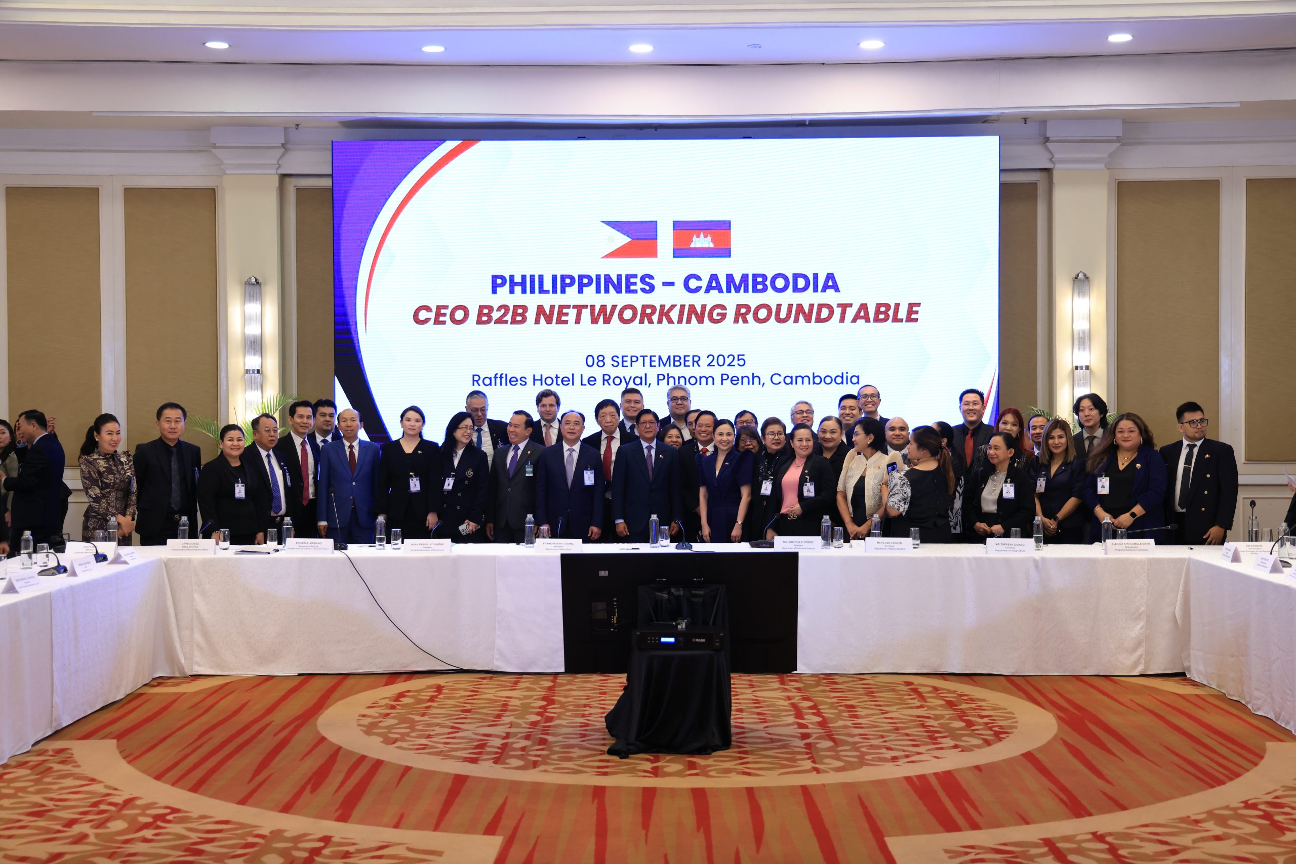 PH–Cambodia CEO B2B Roundtable Strengthens Trade Ties, Targets High-Impact Sectors