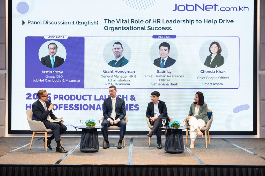 Phnom Penh, 9th September 2025 - JobNet Group proudly hosted the first edition of the Cambodia Professional HR Series event at Novotel Hotel, Grand Ballroom, BKK1