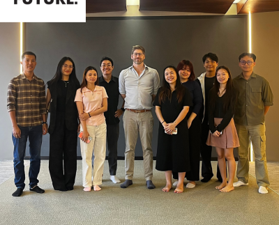 Harry Mann and his Future team, an Australian-founded architecture and design firm in Phnom Penh.