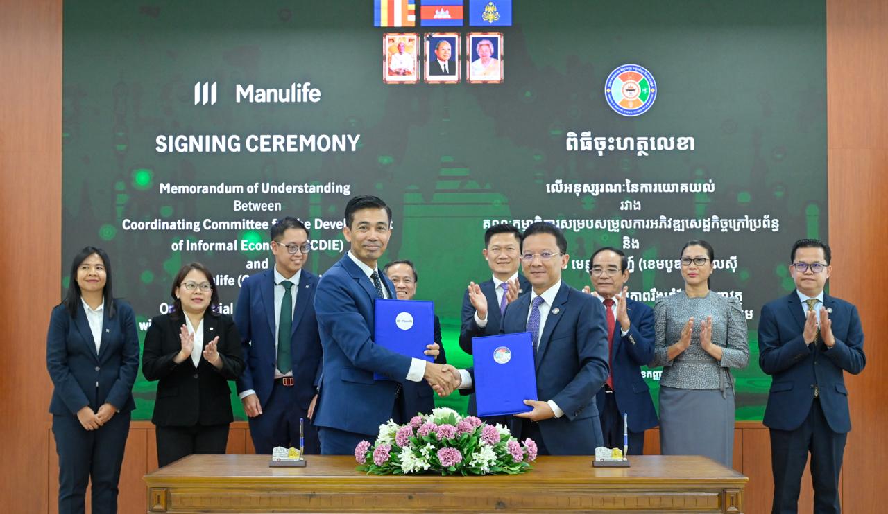 CCDIE and Manulife Cambodia Partner to Extend Insurance and Financial Literacy to Informal Economy