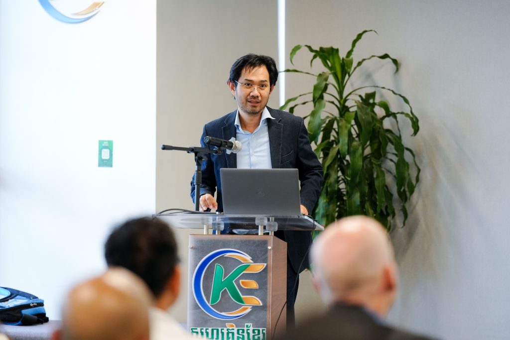 H.E. Dr. Vanmunin Chhieng, Delegate of the Royal Government in charge as CEO of Khmer Enterprise, 
