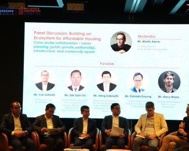 EuroCham Cambodia “Unlocking Affordable Housing in Cambodia: Challenges and Opportunities” at TRIBE Hotel Phnom Penh 2025.