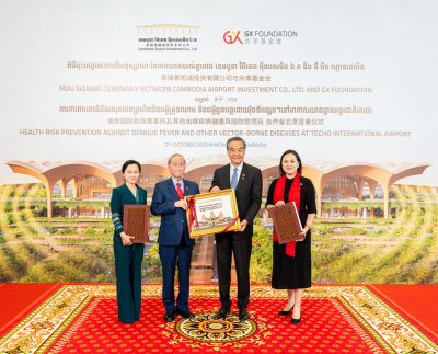 Collaboration strengthens public health initiatives through prevention and awareness at Techo International Airport.