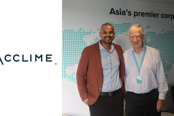 Acclime Group CEO Izzy Silva and Acclime Cambodia CEO Hugh Darwell.