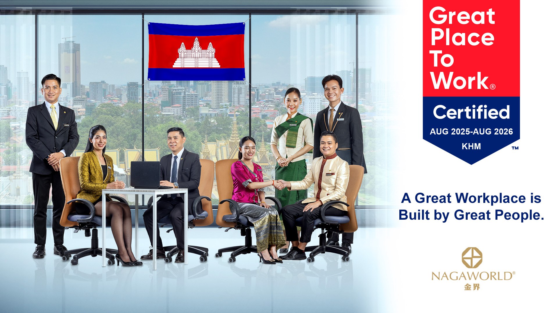 NagaWorld Achieves Exceptional Great Place To Work® Certification™ with Near-Perfect 95% Trust Index™ Score