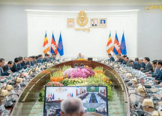 The Cabinet on Oct. 24 approved the Draft Law on the 2026 budget with proposed spending of 40,913 billion riels or nearly $10.20 billion. Photo: Prime Minister Hun Manet/Facebook