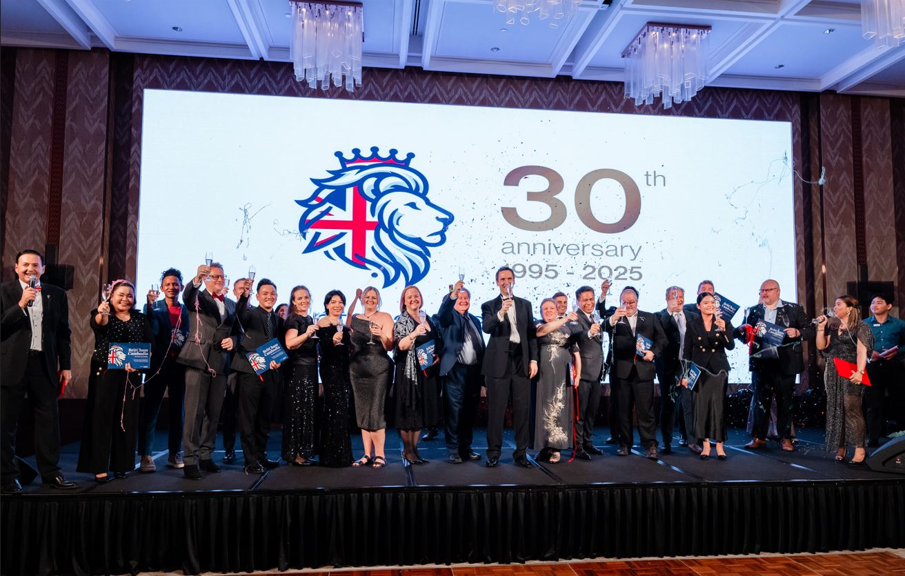 BritCham Marks 30 Years in Cambodia as Business Community Gathers for Sold-Out Gala