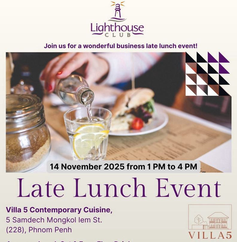 Lighthouse Club Cambodia Relaunches With Charity-Focused Networking Lunch