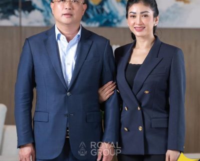 Chairman Neak Oknha Kith Meng and Lok Chumteav Neak Oknha Mao Chamnan, President of the Khmer Artists Association