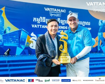 Sam Ang Vattanac, Director of Vattanac Golf Resort and South African golfer Darren Fichardt has secured victory at the Vattanac Legends Championship Legacy Edition 2025.