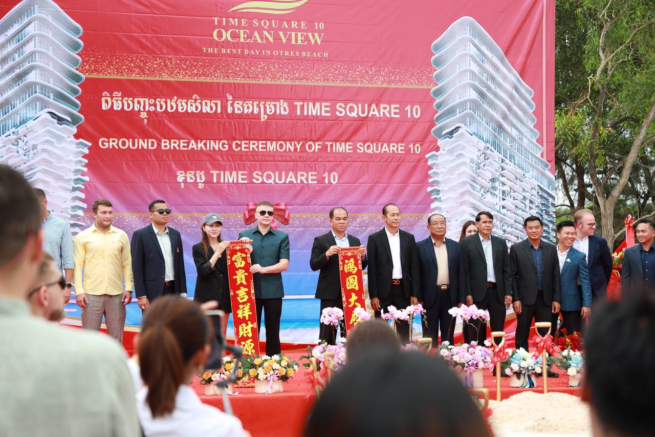 Megakim World Corporation Breaks Ground on Time Square 10 at Otres 1 Beach After Securing Full Construction Approvals