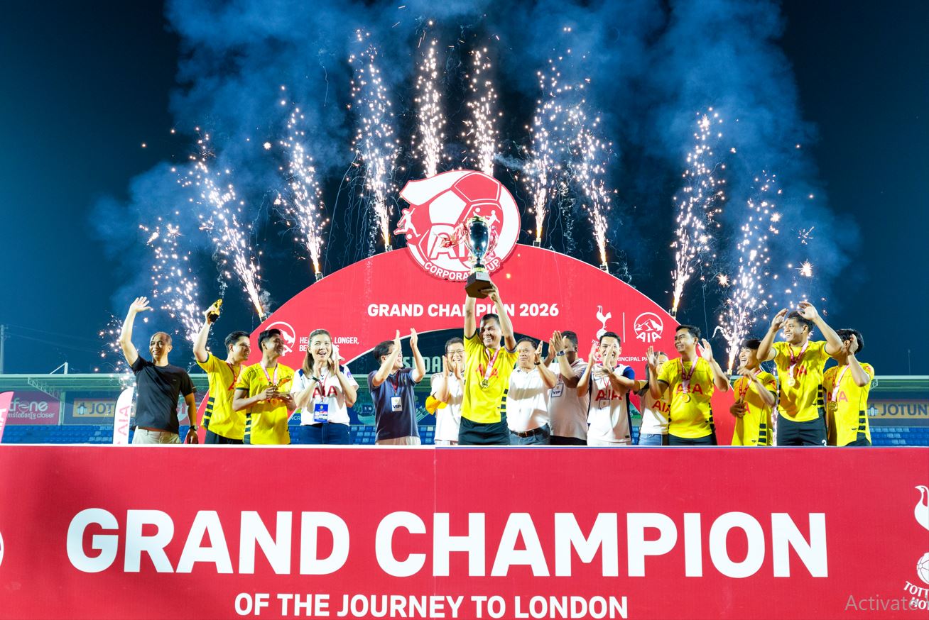 KB PRASAC Bank Futsal Team Crowns Champion of AIA Corporate Cup 2026